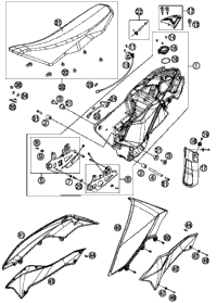 Tank, Seat, Cover