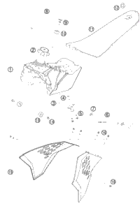 Tank, Seat, Cover