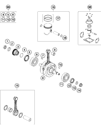 Crankshaft, Piston