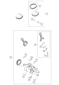 Crankshaft, Piston