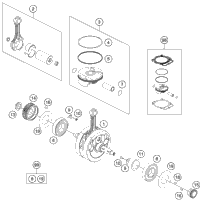 Crankshaft, Piston