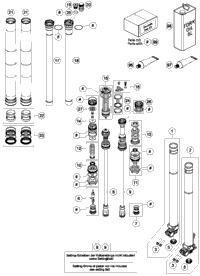 Front Fork Disassembled