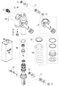 Shock Absorber Disassembled