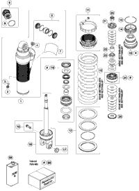 Shock Absorber Disassembled
