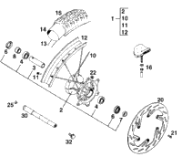 Front Wheel Sx