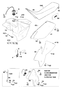 Tank, Seat, Cover