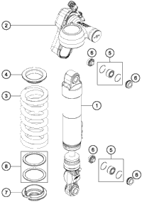 Shock Absorber Disassembled