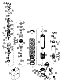 Shock Absorber Wp Disassembled