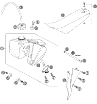 Tank, Seat, Cover
