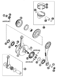 Crankshaft, Piston