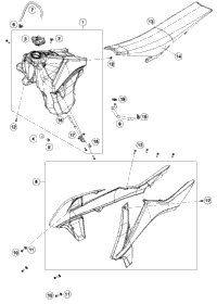 Tank, Seat, Cover