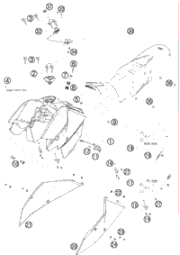 Tank, Seat, Cover