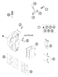 Brake Caliper Front