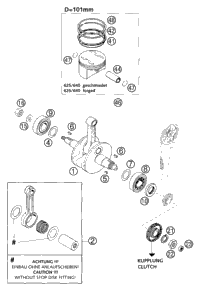 Crankshaft, Piston