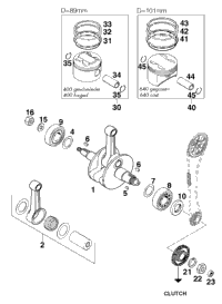 Crankshaft, Piston