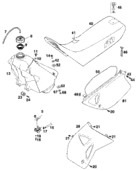 Tank, Seat, Covers
