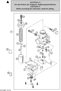 Carburetor Mikuni Vm24