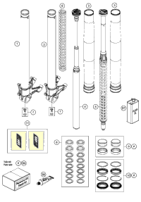 Front Fork Disassembled