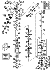 Shock Absorber Disassembled