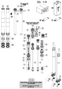 Front Fork Disassembled