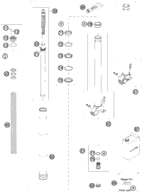 Front Fork, Disassembled