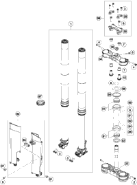 Front Fork, Triple Clamp