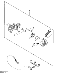 Brake Caliper Rear
