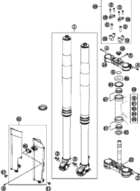 Front Fork, Triple Clamp