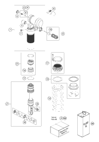 Shock Absorber Disassembled