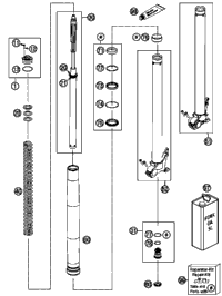 Front Fork Disassembled
