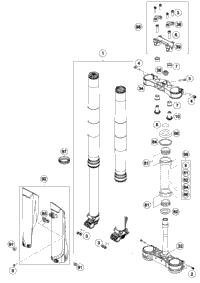 Front Fork, Triple Clamp