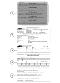 Technic Information Sticker