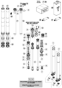 Front Fork Disassembled