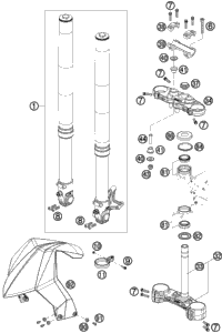 Front Fork, Triple Clamp
