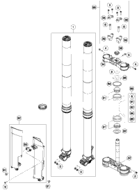 Front Fork, Triple Clamp