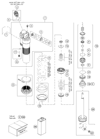 Shock Absorber Disassembled