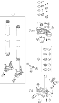 Front Fork, Triple Clamp