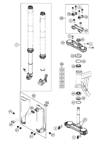 Front Fork, Triple Clamp