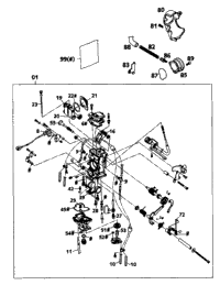 Carburetor Keihin Mx-Fcr39