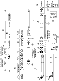 Front Fork Disassembled