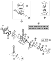Crankshaft, Piston