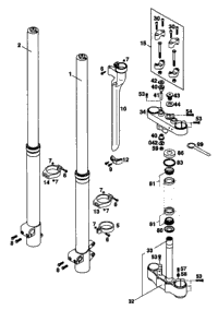 Front Fork White Power