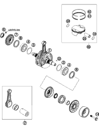Crankshaft, Piston