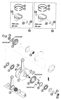 Crankshaft, Piston