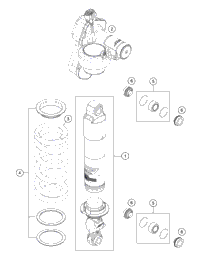 Shock Absorber Disassembled