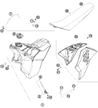 Tank, Seat, Cover