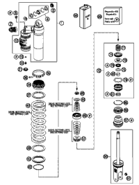 Shock Absorber Disassembled
