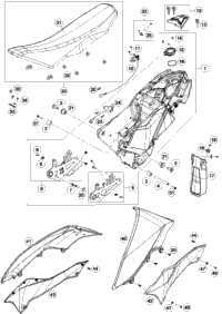 Tank, Seat, Cover