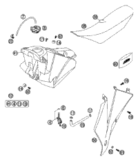 Tank, Seat, Cover