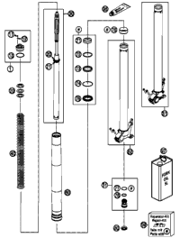 Front Fork, Disassembled